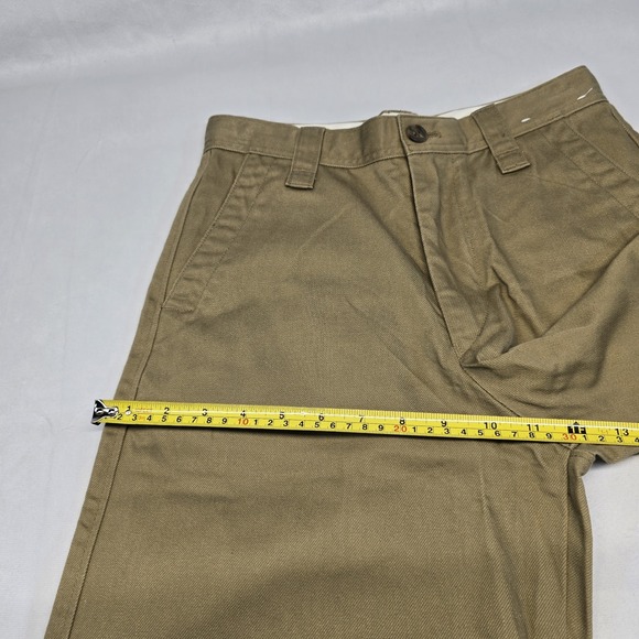 Uniqlo Wide Fit Chino Pants Men 27x28 Brown - Picture 7 of 9